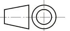First angle projection symbol
