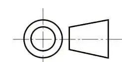 Third angle Projection symbol