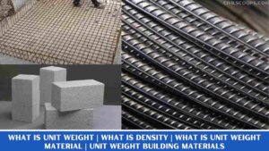 What Is Unit Weight | What Is Density | What Is Unit Weight Material | Unit Weight Building Materials