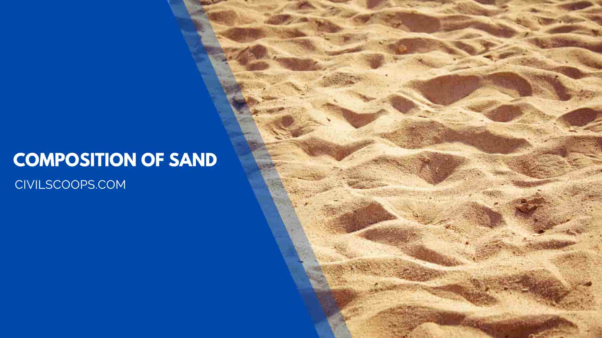 Composition of Sand