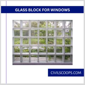 Glass Block for Windows