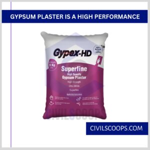 Gypsum Plaster Is a High Performance