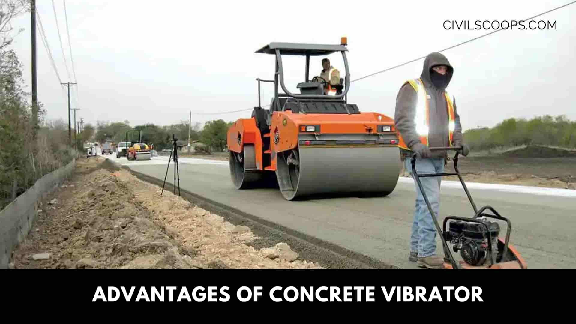 Advantages of Concrete vibrator