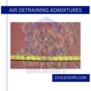 Air Detraining Admixtures