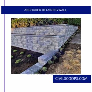 Anchored Retaining Wall