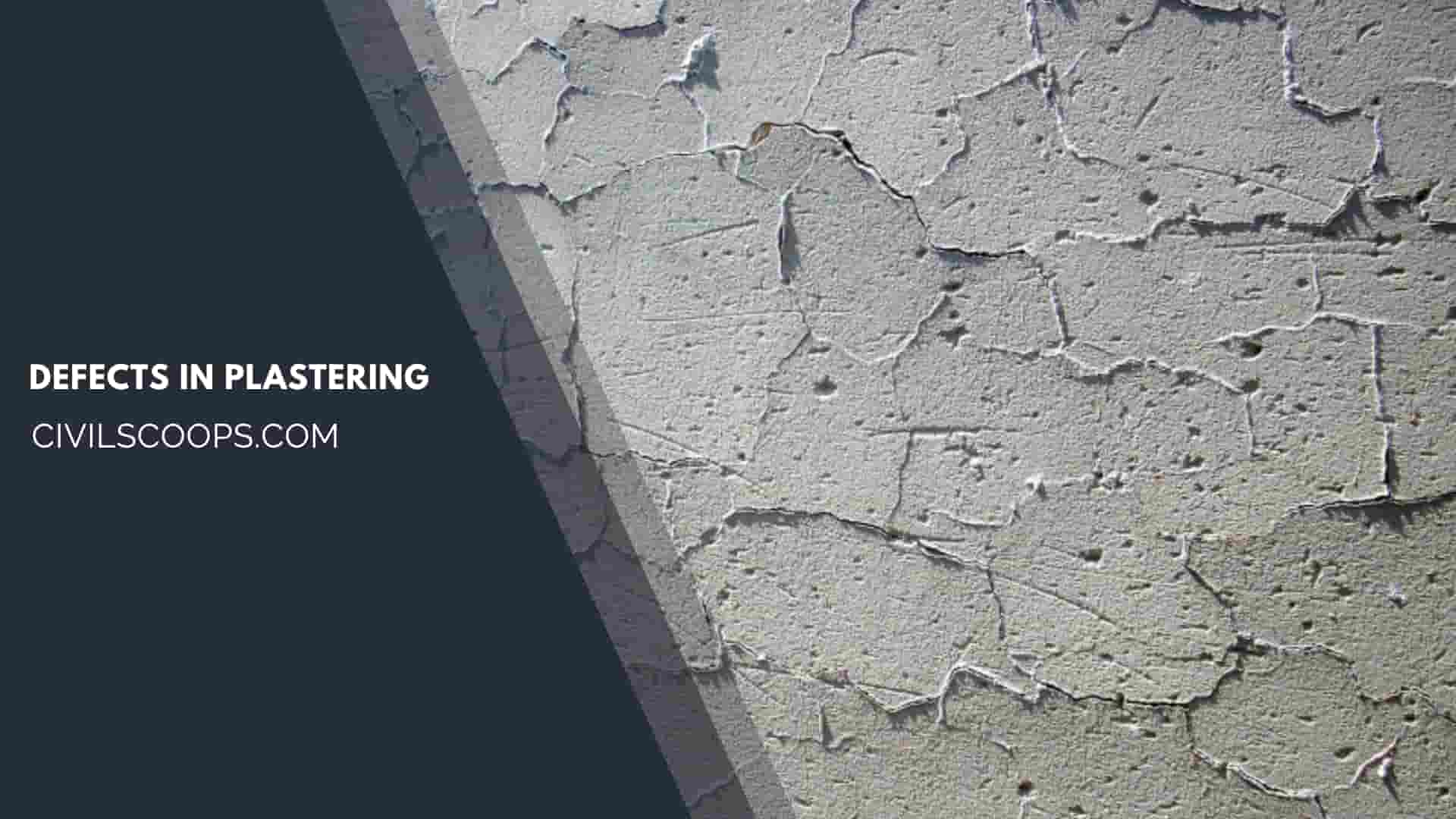 Defects In Plastering