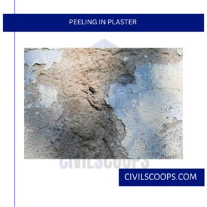 Peeling in Plaster