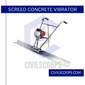 Screed Concrete vibrator