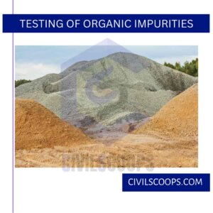 Testing of Organic Impurities