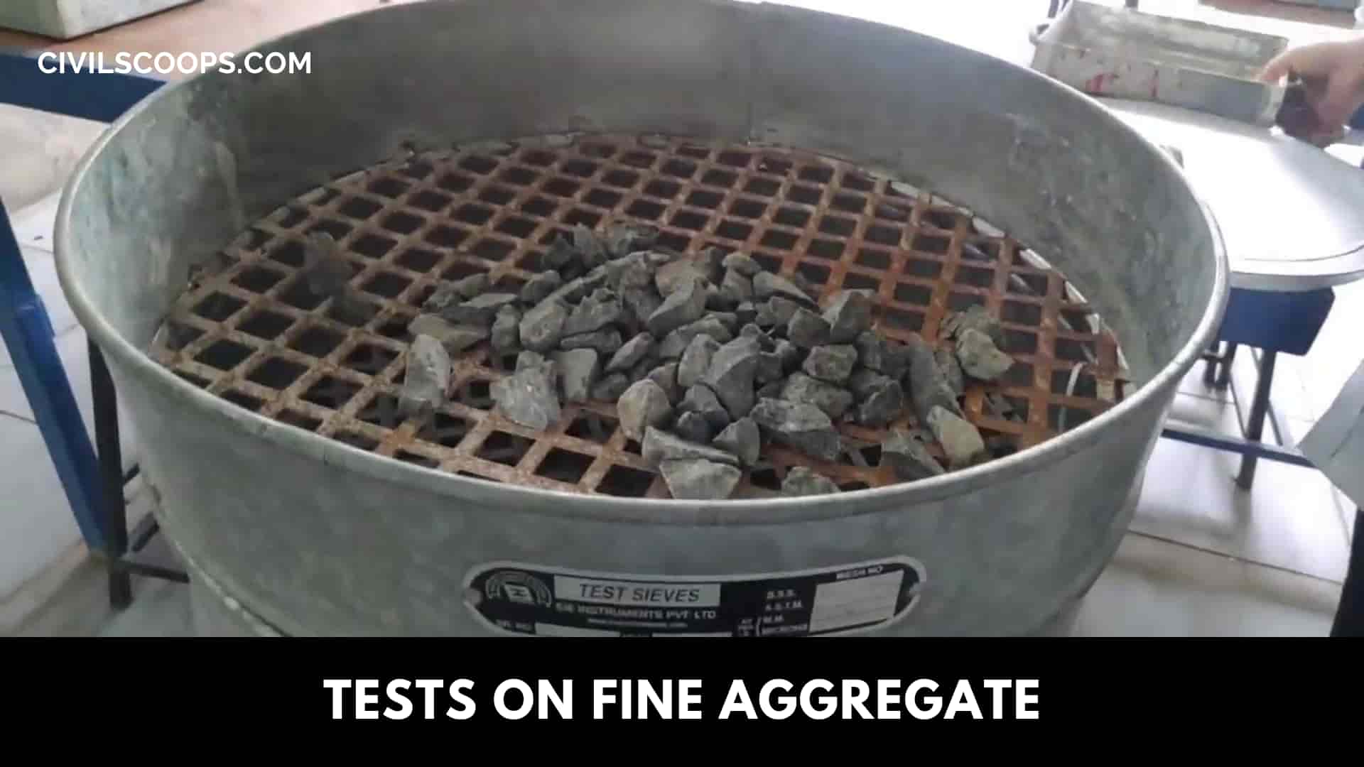 Tests on Fine Aggregate