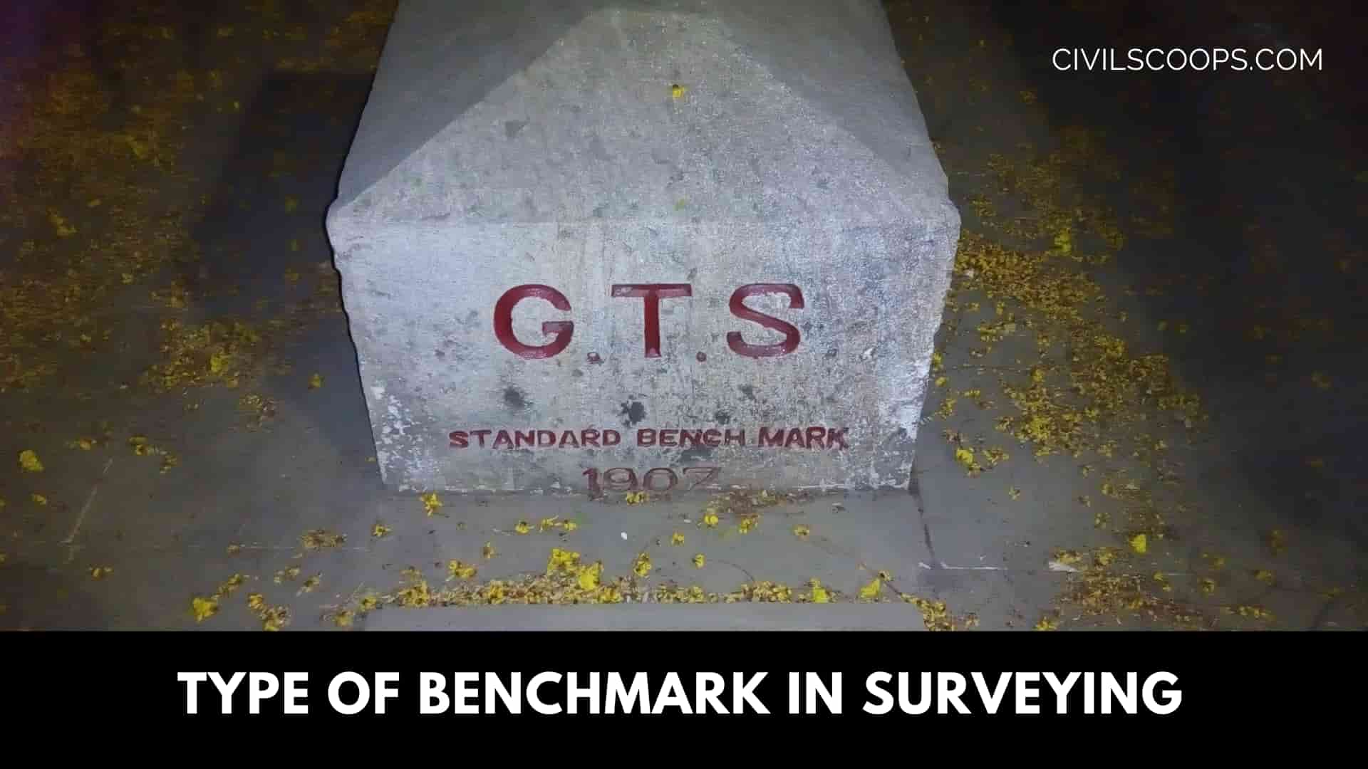 Type of Benchmark in Surveying