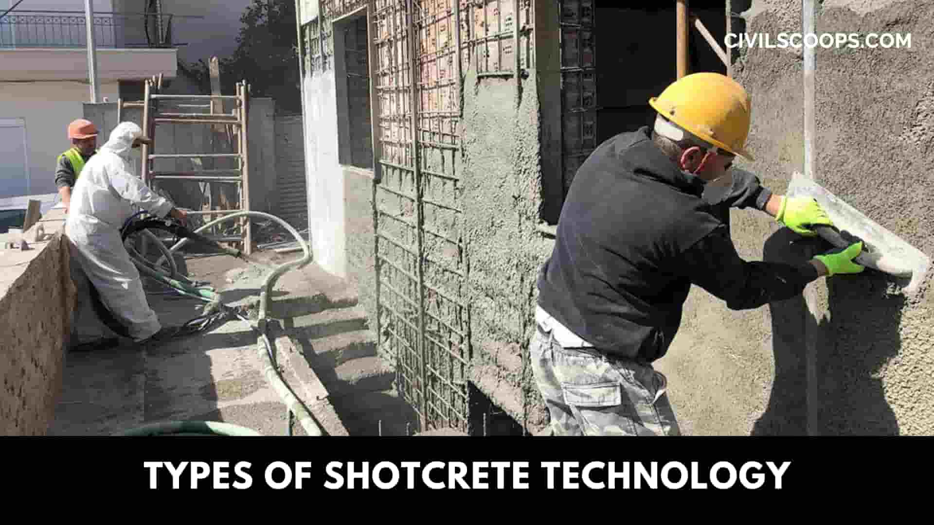 Types of Shotcrete Technology