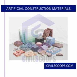 Artificial construction materials