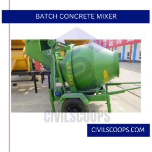 Batch Concrete Mixer