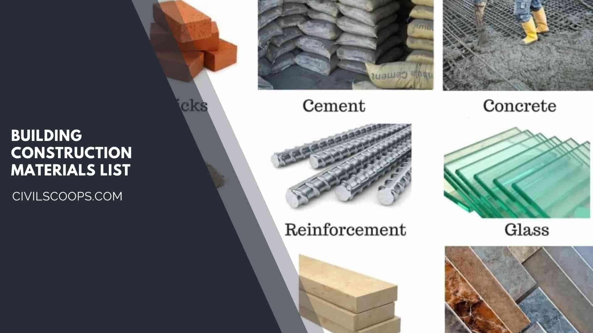 Building Construction Materials List