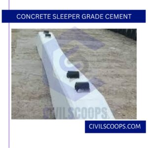 Concrete Sleeper Grade Cement