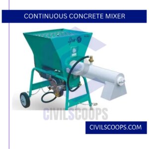 Continuous Concrete Mixer