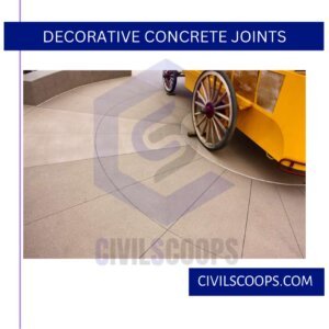 Decorative Concrete Joints