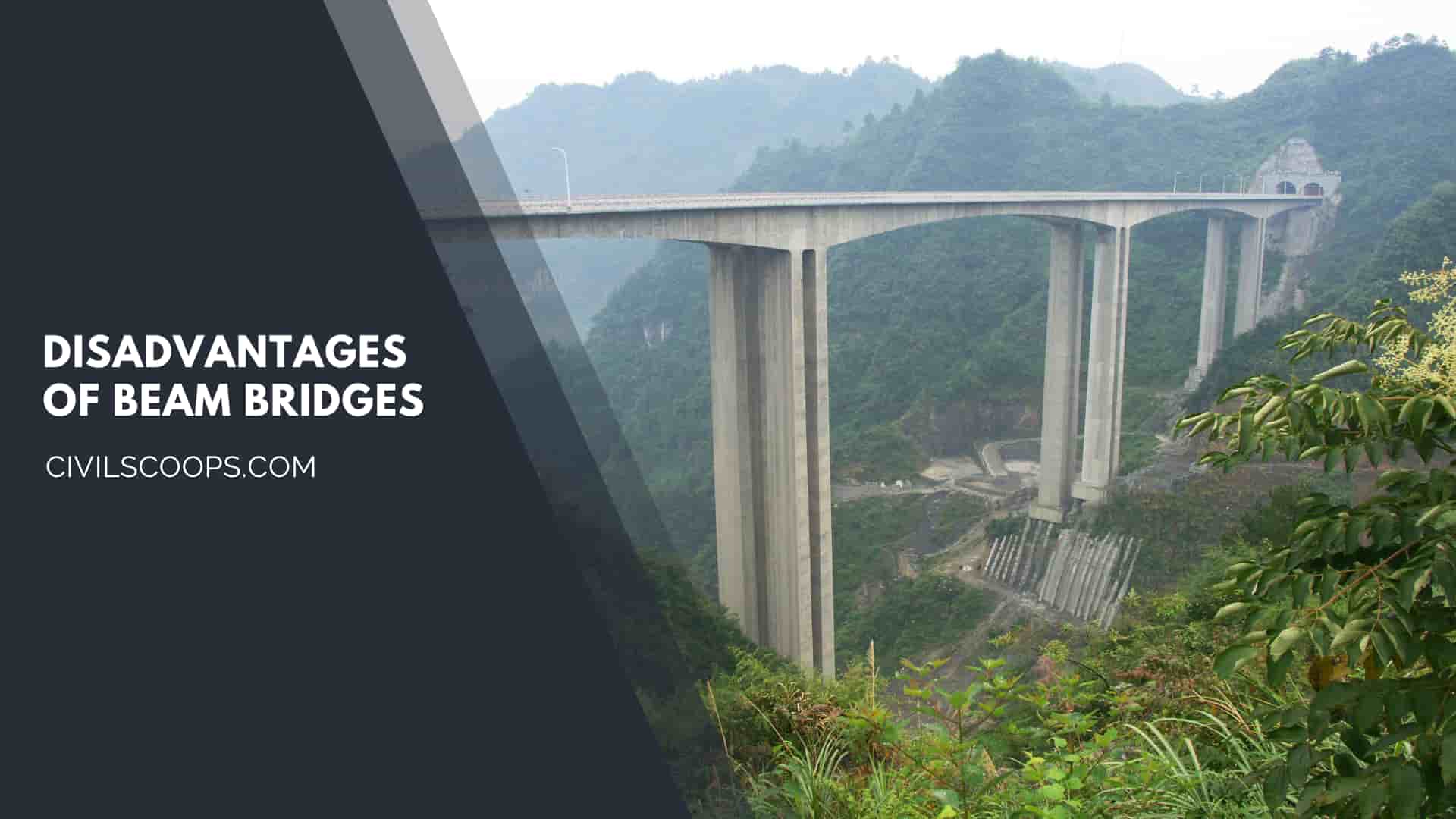 Disadvantages of Beam bridges