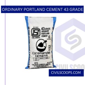 Ordinary Portland Cement 43 Grade