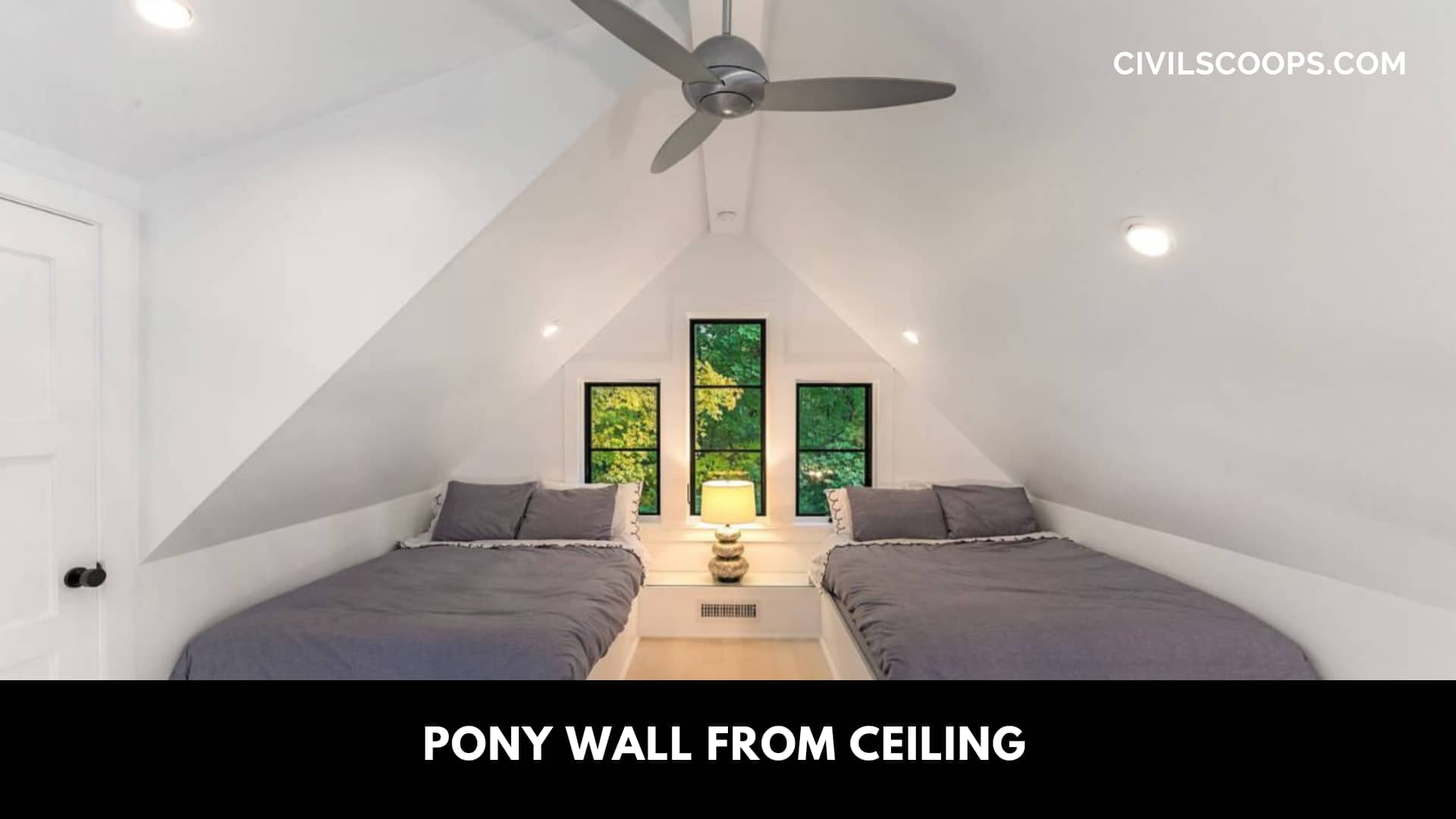 Pony Wall from Ceiling
