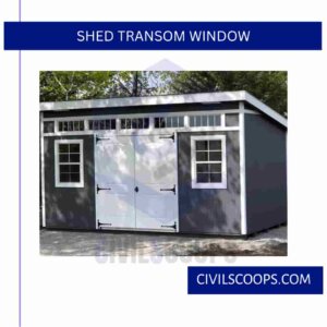 Shed Transom Window
