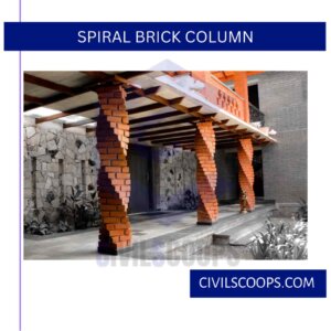 Spiral Brick Column