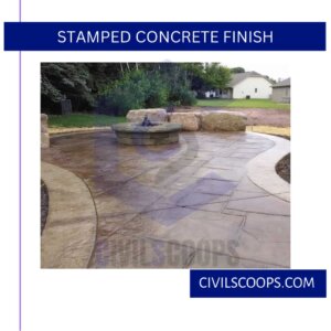 Stamped Concrete Finish