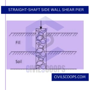 Straight-Shaft Side wall Shear Pier