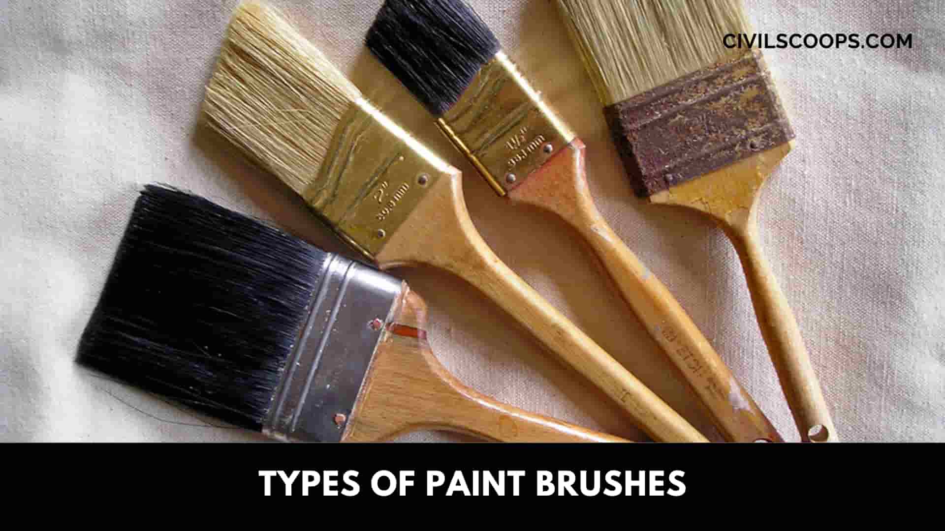 Types of Paintbrushes