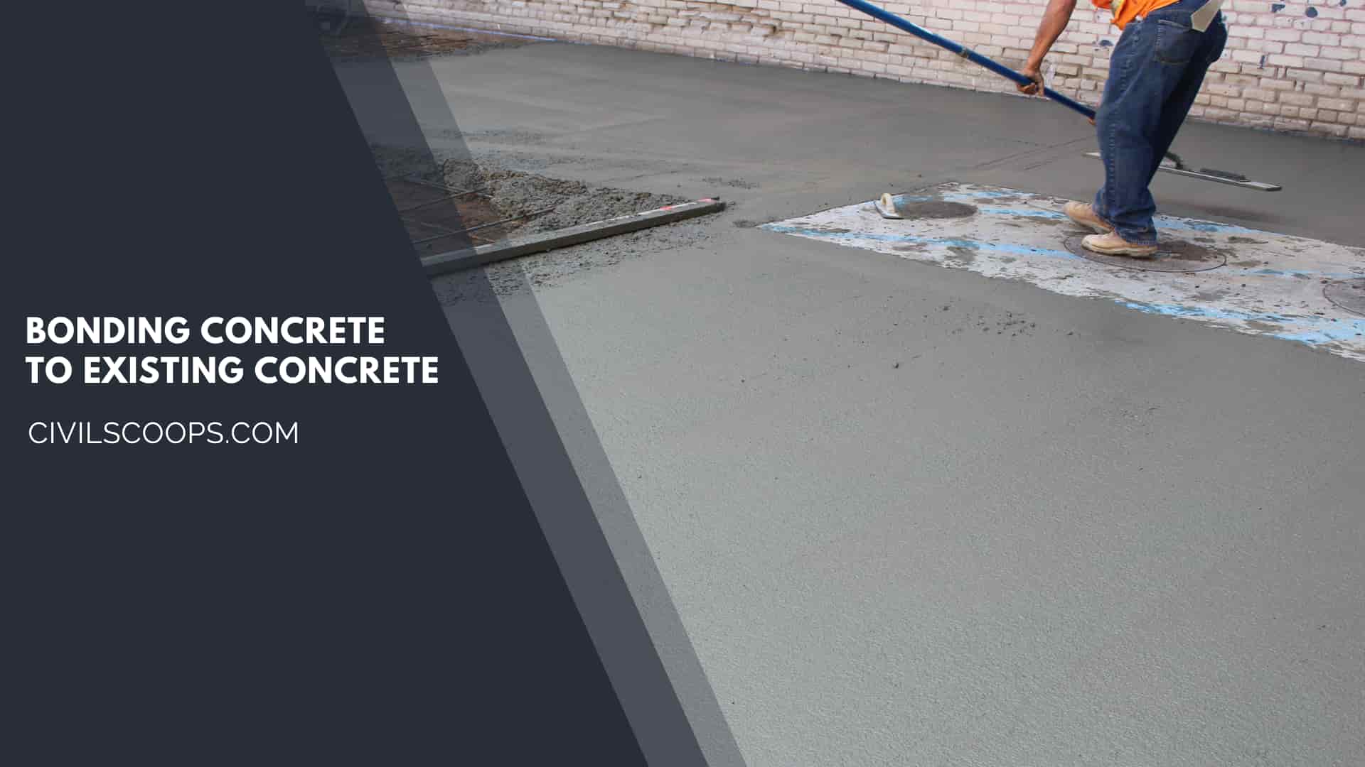 Bonding Concrete to Existing Concrete