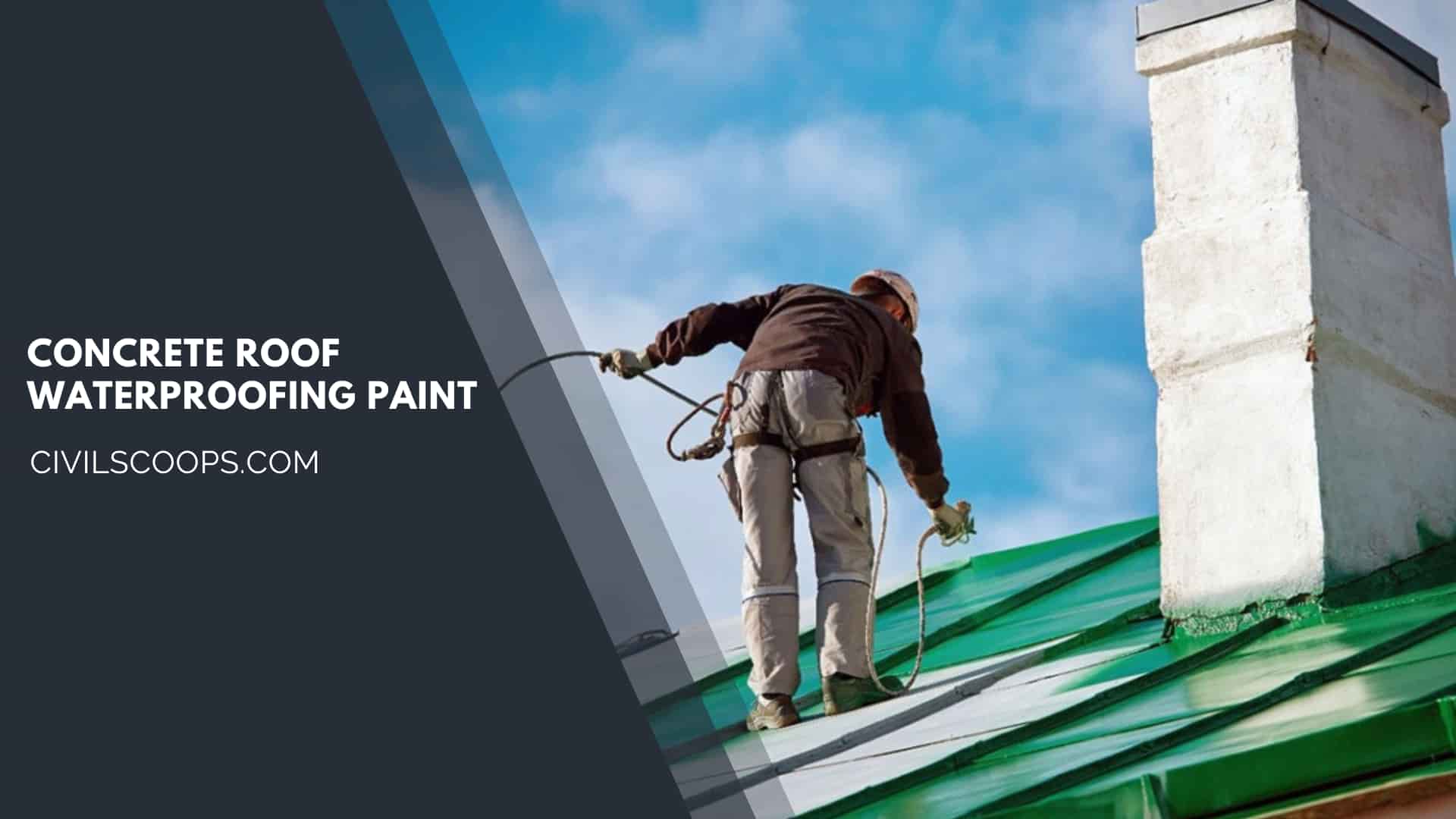 Concrete Roof Waterproofing Paint