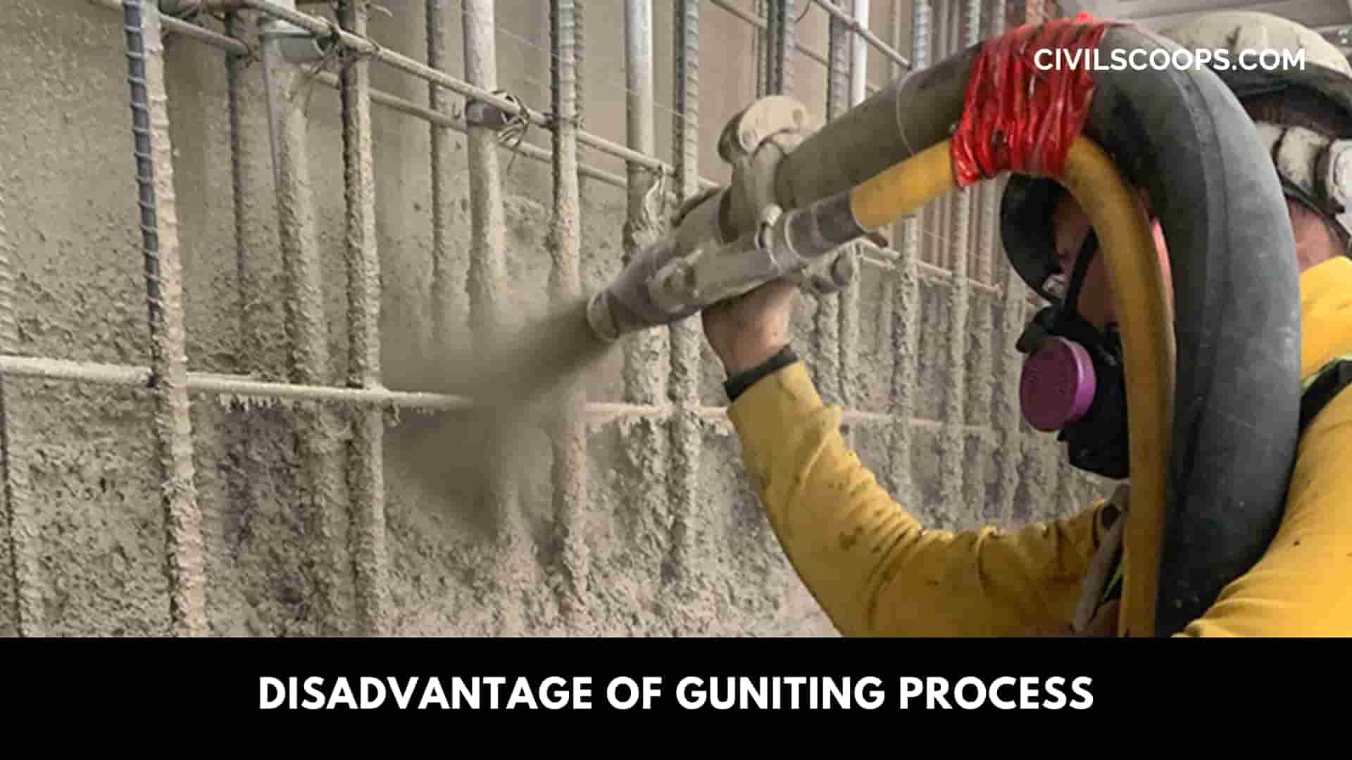 Disadvantage of Guniting Process