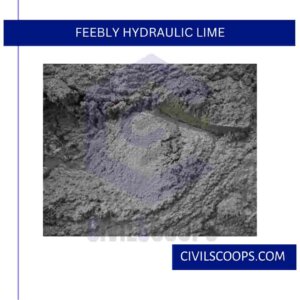 Feebly Hydraulic Lime