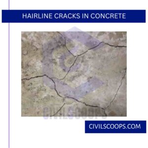 Hairline Cracks in Concrete