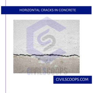 Horizontal Cracks in Concrete