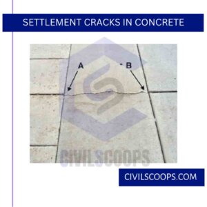Settlement Cracks in Concrete