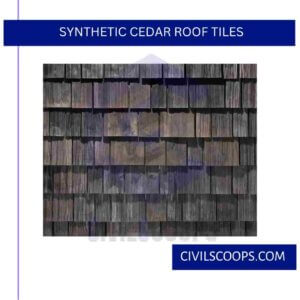 Synthetic Cedar Roof Tiles