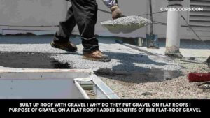 Built Up Roof with Gravel Why Do They Put Gravel on Flat Roofs Purpose of Gravel on a Flat Roof Added Benefits of Bur Flat-Roof Gravel