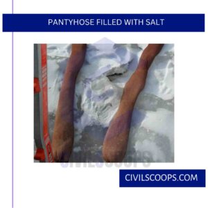 Pantyhose Filled with Salt