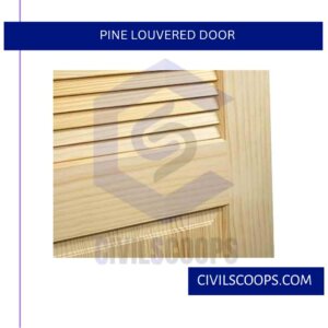 Pine Louvered Door
