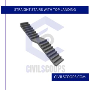 Straight Stairs with Top Landing