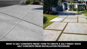 What Is Salt Concrete Finish | How to Create a Salt Finish | Rock Salt Concrete Finish Installation Procedure