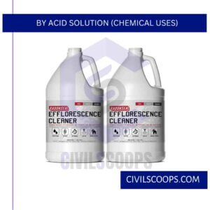 By Acid Solution (Chemical Uses)