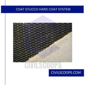 Coat Stucco Hard Coat System