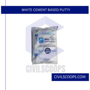 White Cement Based Putty