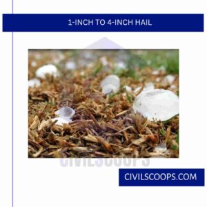 1-Inch to 4-Inch Hail