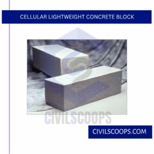 Cellular Lightweight Concrete Block