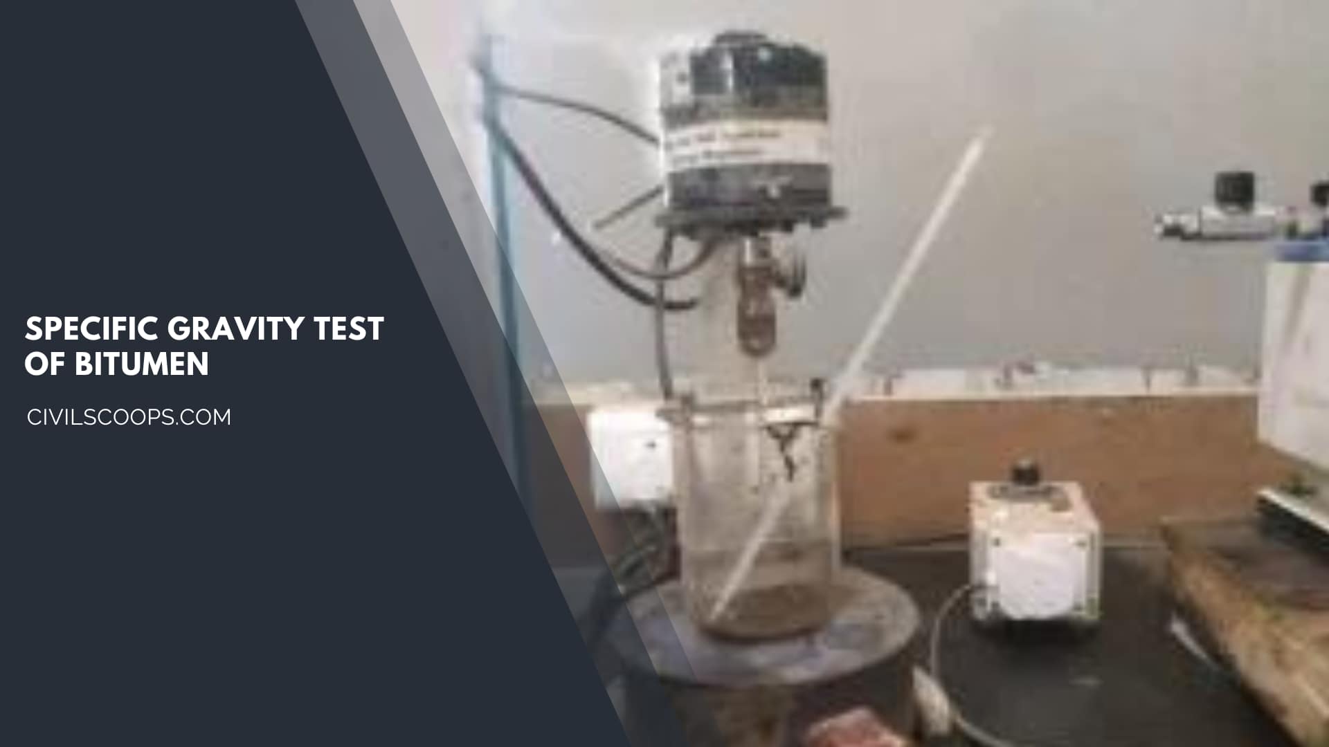 Specific Gravity Test of Bitumen