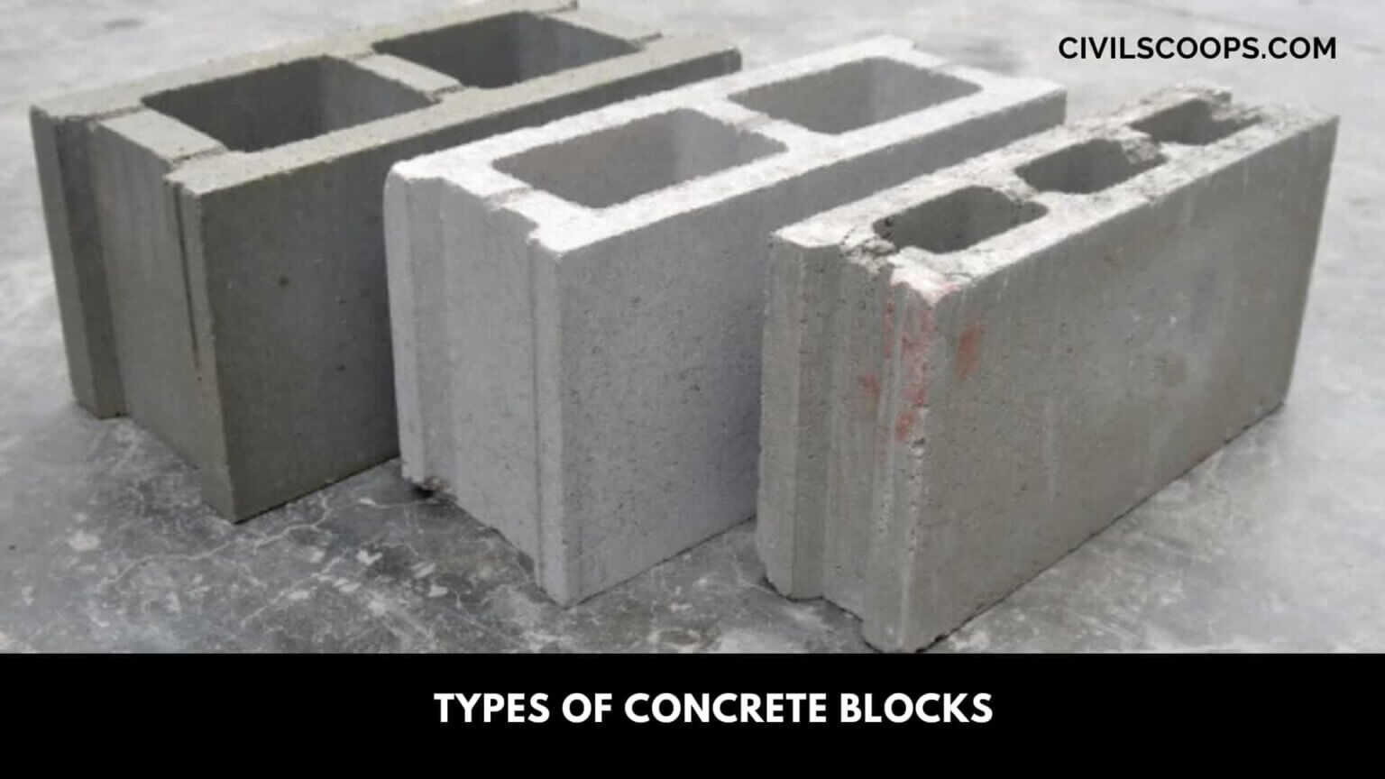 Types of Concrete Blocks - Civil Scoops